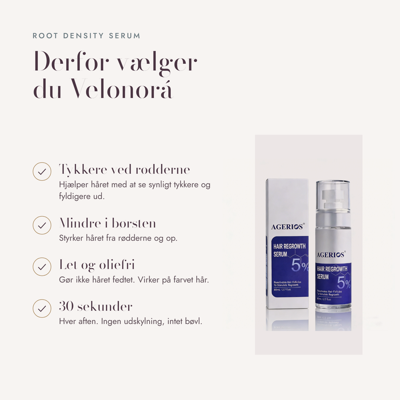 Fordele ved Root Density Serum