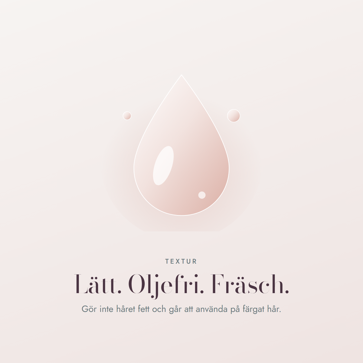 Lätt och oljefri textur