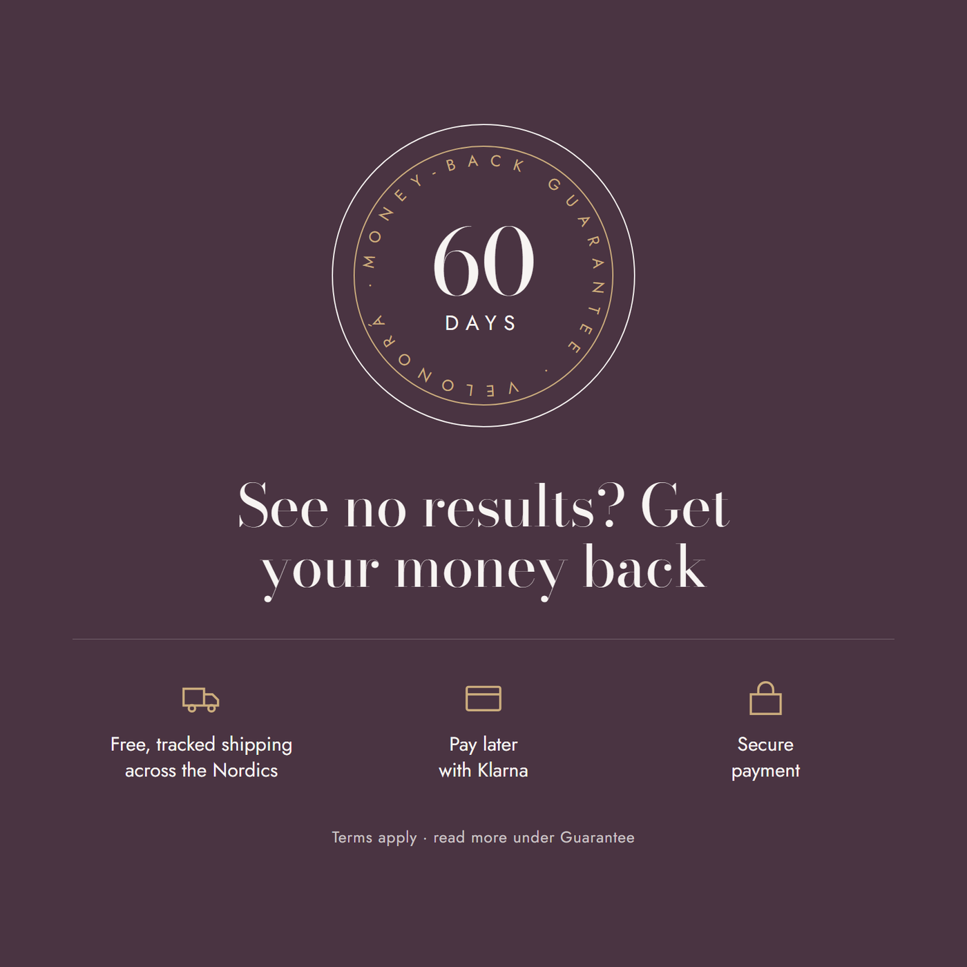 60-day money-back guarantee