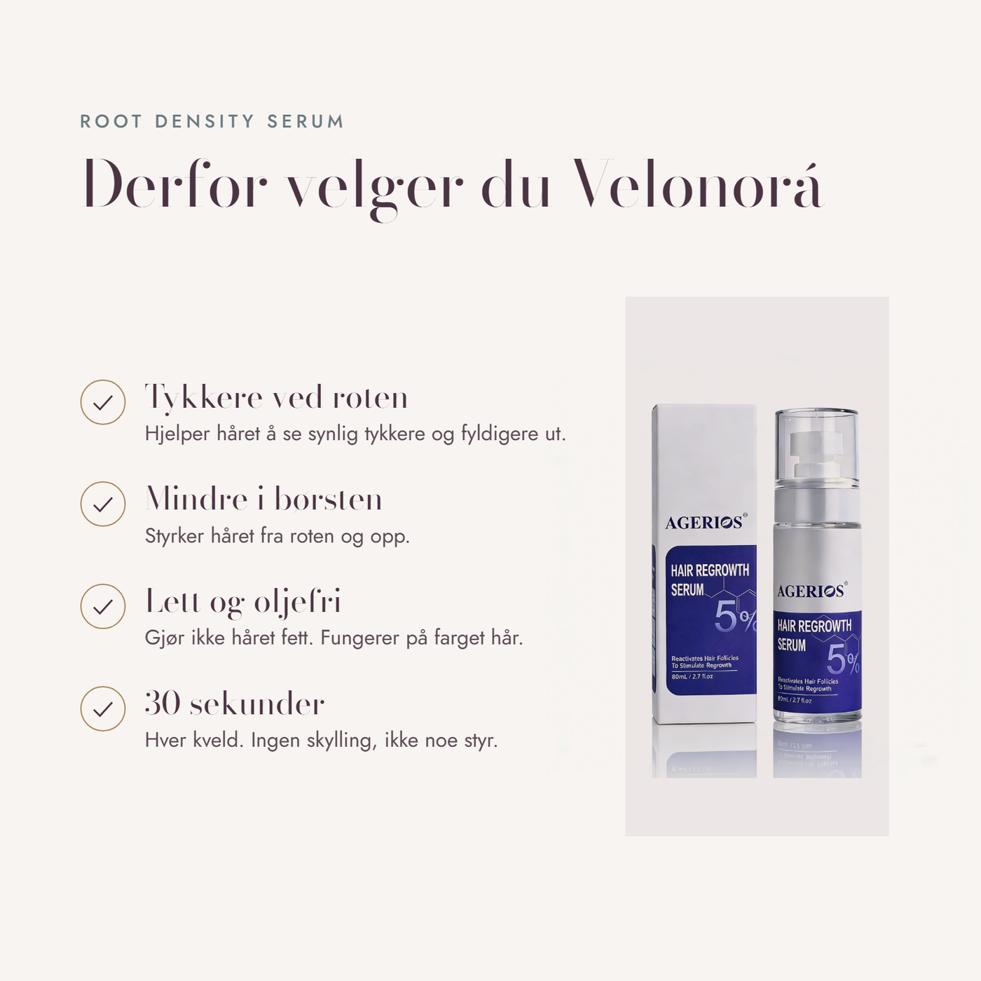Fordeler med Root Density Serum